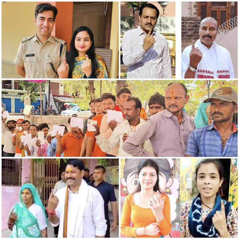 मतदान में क्या बुजुर्ग क्या युवा सभी ने लोकतंत्र के पर्व में दिया योगदान दुल्हा दुल्हन भी नहीं रहे पीछे मतदाताओं ने मनाया लोकतंत्र का महापर्व बढ़ चढ़ का लिया हिस्सा जिले में शाम 6 बजे तक 60.13 प्रतिशत रहा मतदान