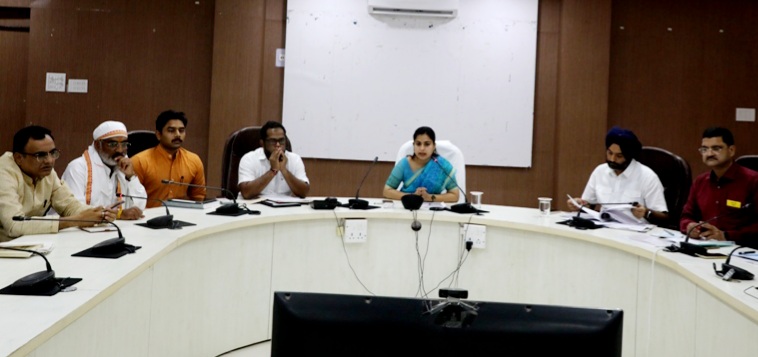 लोकसभा निर्वाचन 2024 कलेक्टर एवं जिला निर्वाचन अधिकारी सोनिया मीना ने मीडिया कर्मियों को मतगणना से संबंधित जानकारी से कराया अवगत