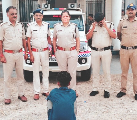 अपहृत नावालिगा को दस्तयाब कर , दुष्कर्म करने वाले 10,000 रुपए के इनामी आरोपी को किया गिरफ्तार
