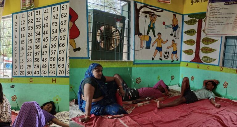 उल्टी दस्त की चपेट में आए दर्जनों ग्रामीण गांव में ही डेरा डाले हुए हैं स्वास्थ्य विभाग की टीम