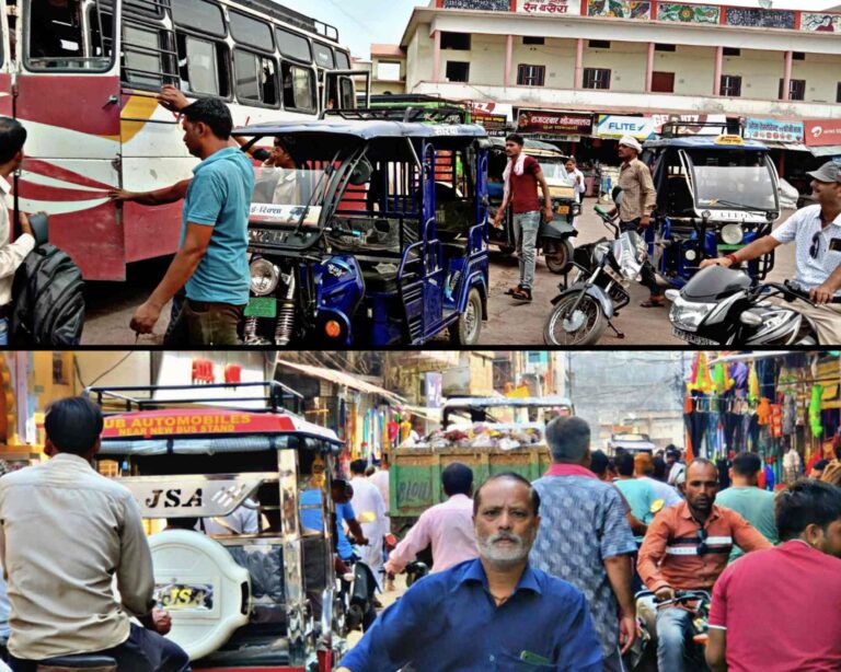 यातायात पुलिस की उदासीनता और निष्क्रियता का खामयाजा भुगत रहे नगर वासी नए बस स्टैंड प्रांगण में अंदर टैक्सियों का प्रवेश नहीं रोक पा रही यातायात पुलिस