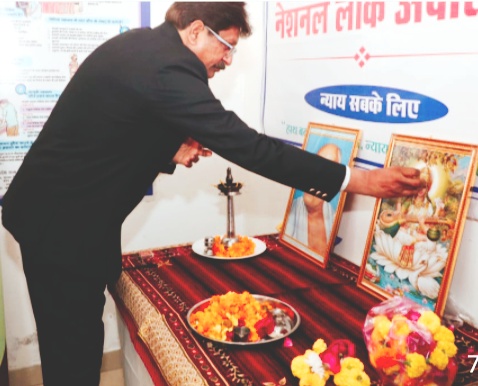नेशनल लोक अदालत का हुआ आयोजन 2115 लोग हुए लाभांवित
