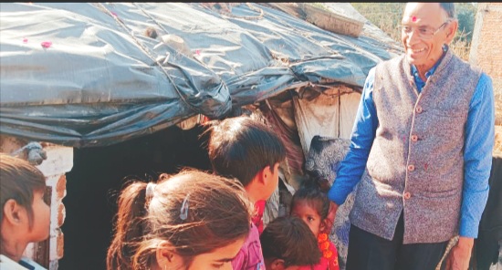 मानवीय संवेदना समिति ने समाजसेवी स्वतंत्र कुमार जैन का मनाया जन्मदिन