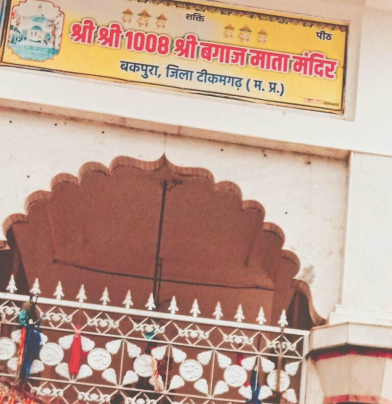रेलिंग ना लगने से आवारा मवेशी मंदिर प्रांगण में मचाते हैं उत्पात मामला सिद्ध शक्तिपीठ बगाज माता मंदिर का