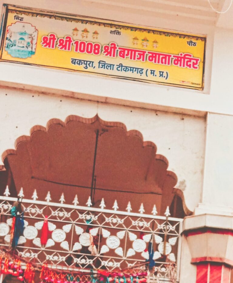कलेक्टर से भक्तों,श्रद्धालुओं ने की त्वरित कार्यवाही की मांग बगाज माता मंदिर प्रांगण में रेलिंग लगाई जाने का मामला