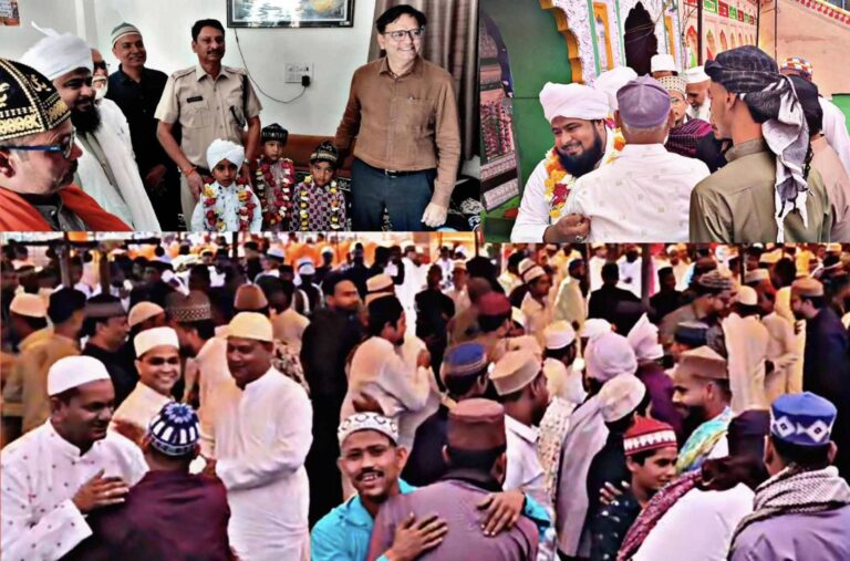 हर्षोल्लास से मनाई गई ईद, शहर में अमन शांति के लिए मांगी गई दुआ कलेक्टर तथा पुलिस अधीक्षक ने मुस्लिम धर्मावलंबियों से मुलाकात कर ईद की दी शुभकामनाएँ