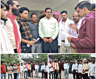 जेई दिगौड़ा ने द्वेषपूर्ण भावना से पत्रकार पर की थी कार्यवाही, पत्रकार संगठन जम्प ने विरोध प्रदर्शन कर एसई के नाम सौंपा ज्ञापन