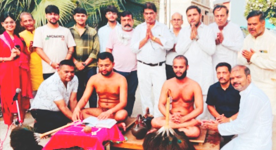 मुनि 108 श्री सौम्य सागर जी एवं मुनि श्री जयेंद्र सागर जी महाराज का चातुर्मास बाजार जैन मंदिर में होगा