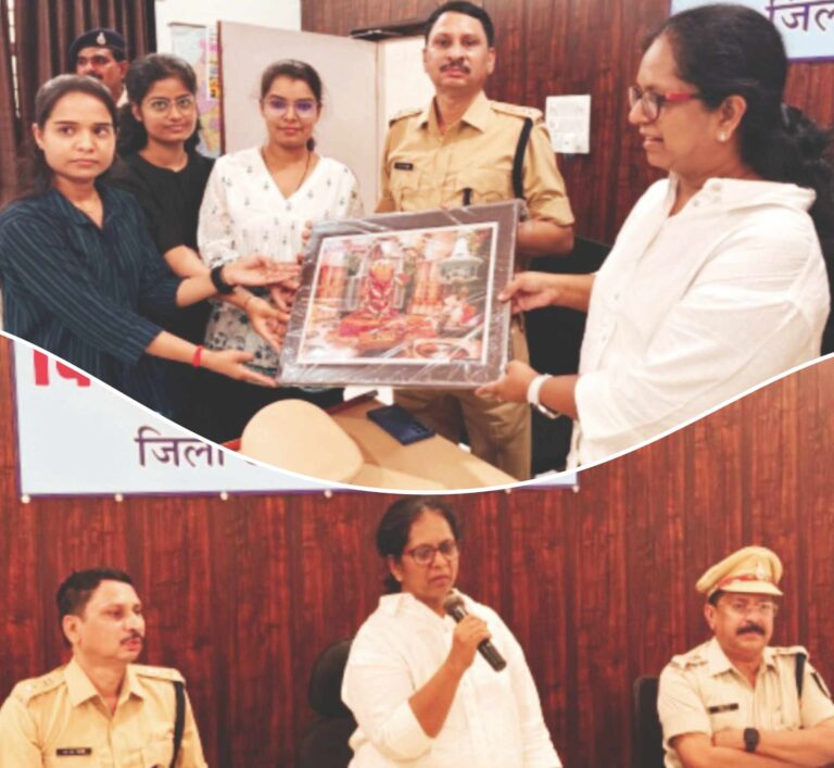 आईजी ने एसपी के साथ दिशा लर्निंग सेंटर का किया निरीक्षण प्रतिभा सम्मान अभियान के तहत प्रतिभागियों को किया सम्मानित