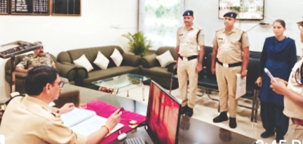 पुलिस अधीक्षक मनोहर सिंह मंडलोई ने सुनी पुलिस कर्मचारियों की समस्याऐं,किया त्वरित निराकरण