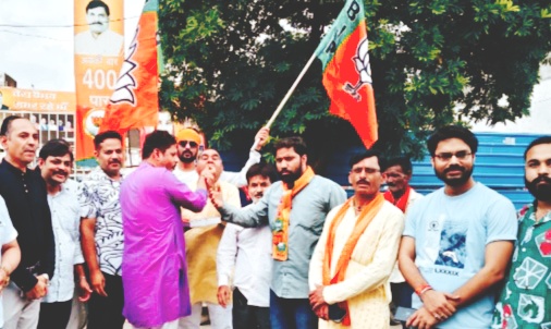 हेमंत खंडेलवाल बने भाजपा प्रदेश अध्यक्ष भाजपाइयों ने मनाया जश्न