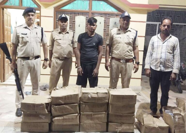 करीब 53550 रुपये की अवैध शराब की जप्त ग्राम धनेरा में अवैध मदिरा के विरूद्ध की गई कार्यवाही