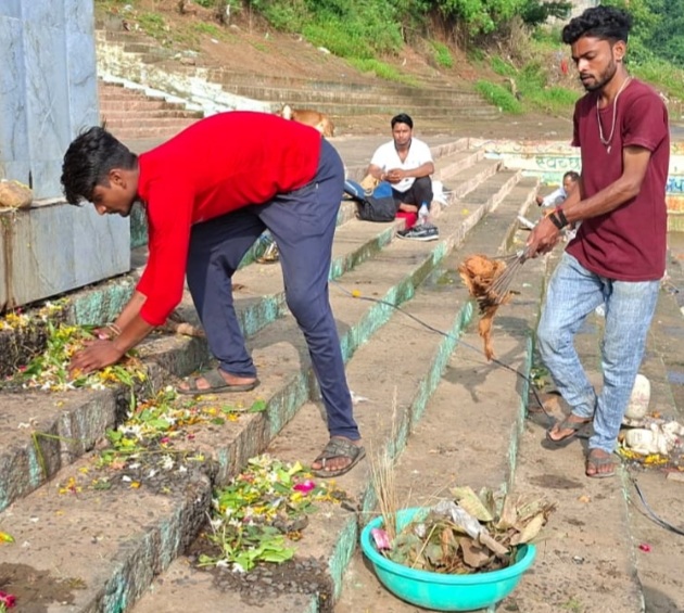 जय हो समिति द्वारा मां नर्मदा घाट स्वच्छता अभियान का 266वां सप्ताह पूर्ण