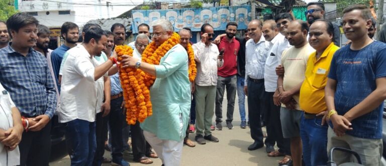 जिला कांग्रेस अध्यक्ष शिवाकांत गुड्डन पांडे का इटारसी नगर में हुआ भव्य स्वागत
