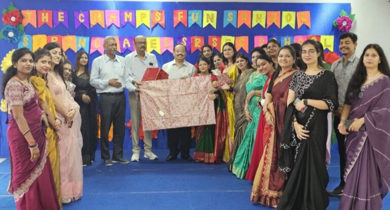 ईशान परिसर, कर्मभूमि स्थित द चैम्प्स फन स्कूल में हुआ शिक्षक दिवस समारोह का आयोजन
