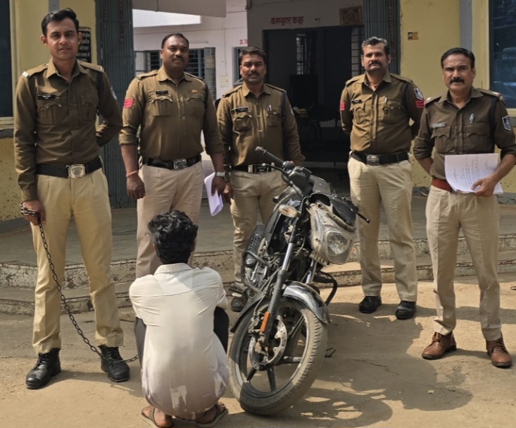 सिवनी मालवा: शिवपुर पुलिस की बड़ी कार्रवाई, चोरी की पल्सर के साथ आरोपी गिरफ्तार I
