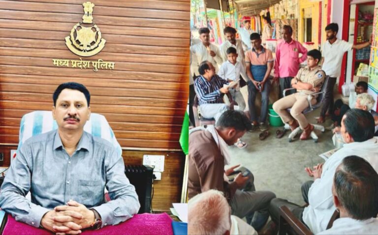 एसपी मनोहर सिंह मंडलोई की नवपहल बुंदेली जनसंवाद चौपाल संवाद से सुरक्षा तक की सशक्त पहल