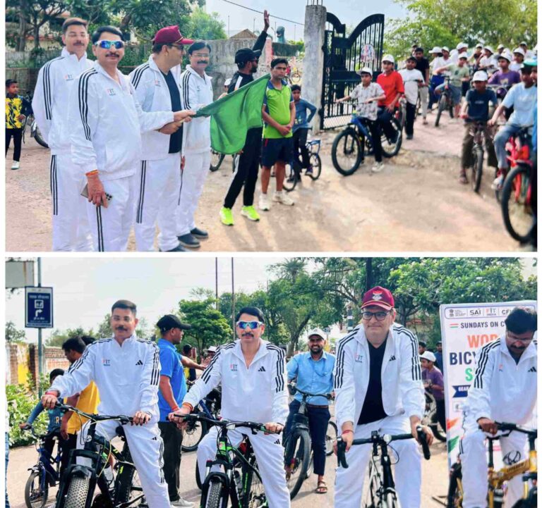विश्व साइकिल दिवस पर निकली “संडे ऑन साइकिल” रैली एसपी मनोहर सिंह मंडलोई और कलेक्टर विवेक श्रोत्रीय ने दिखाई हरी झंडी, दिया फिटनेस और पर्यावरण संरक्षण का संदेश