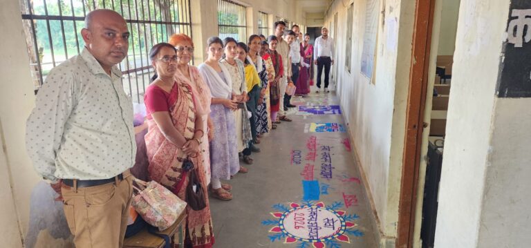 नर्मदा महाविद्यालय में जनअभियान परिषद का सत्रारंभ: संतोष व्यास जी ने नवागत विद्यार्थियों को दिया सफलता व समाज सेवा का मंत्र I
